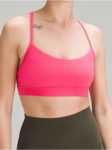 Nwt Lululemon Flow Y Bra Lip Gloss Size 6